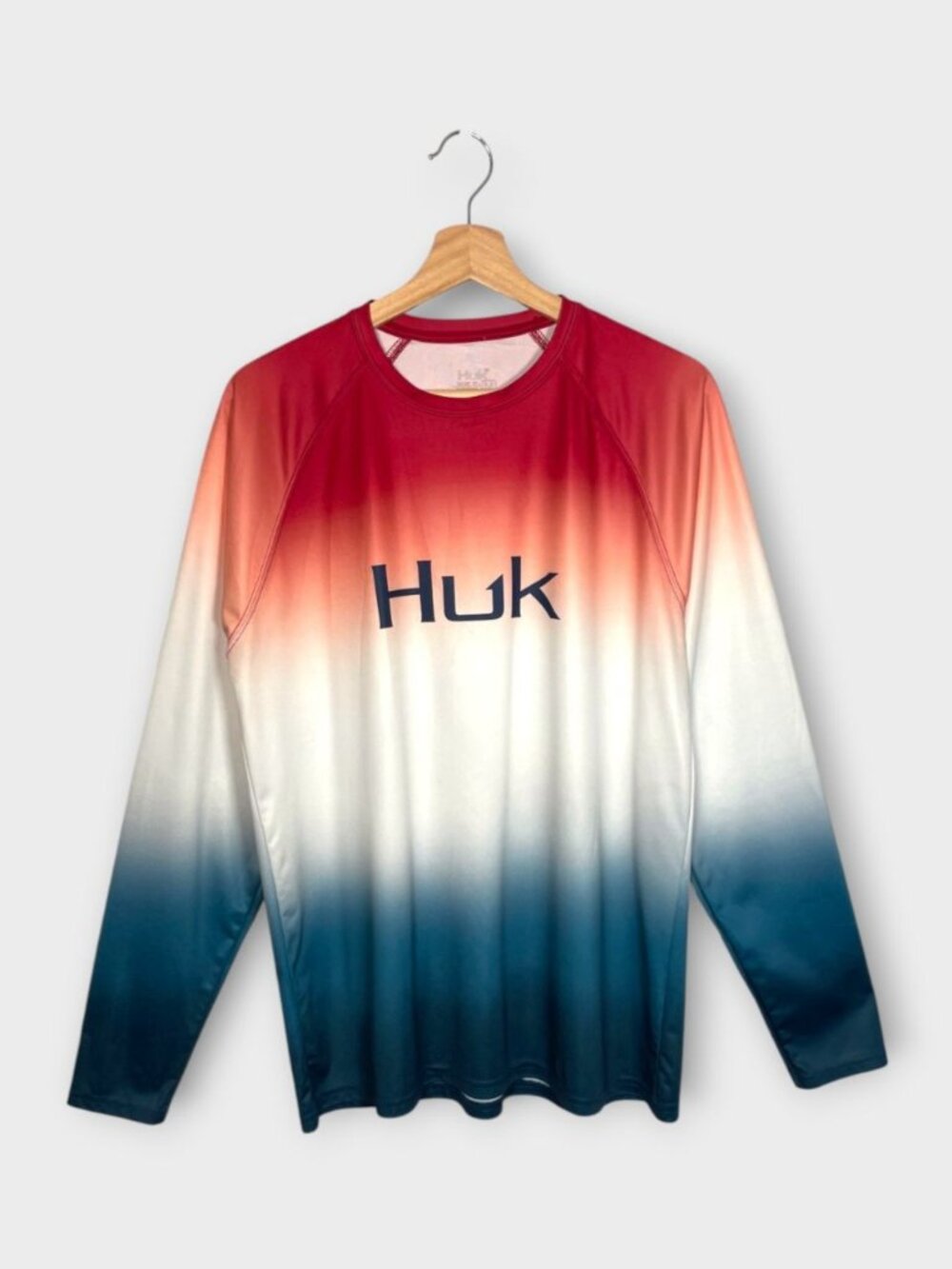 HUK Long Sleeve Shirt Men's MEDIUM Fishing Outdoor Performance